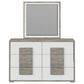 Mayberry Hill San Matteo 4-Piece Full Bedroom Set in Ash Grey and White, , large