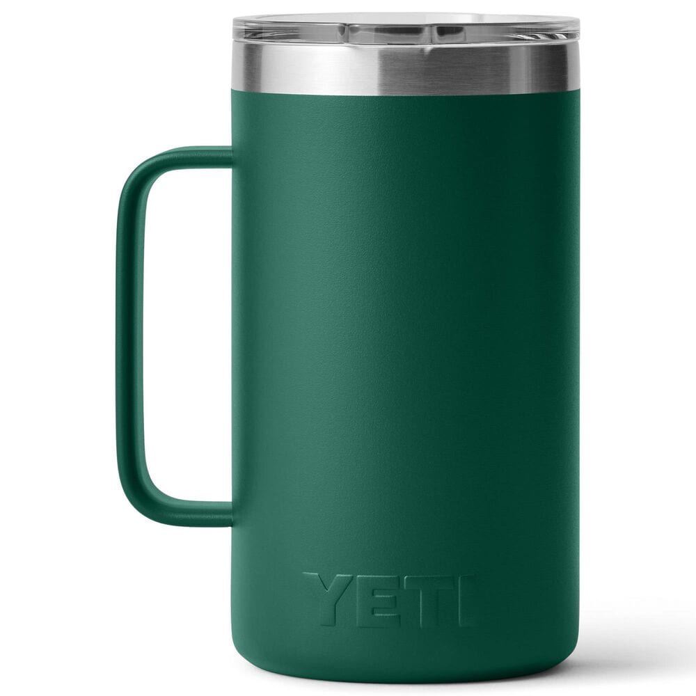 YETI Rambler 24 Oz Mug with MagSlider Lid in Black Forest Green, , large