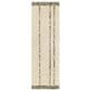 Surya Machu Picchu 3" x 12" Cream, Ivory, Dark Brown, Charcoal, Black and Light Gray Runner, , large