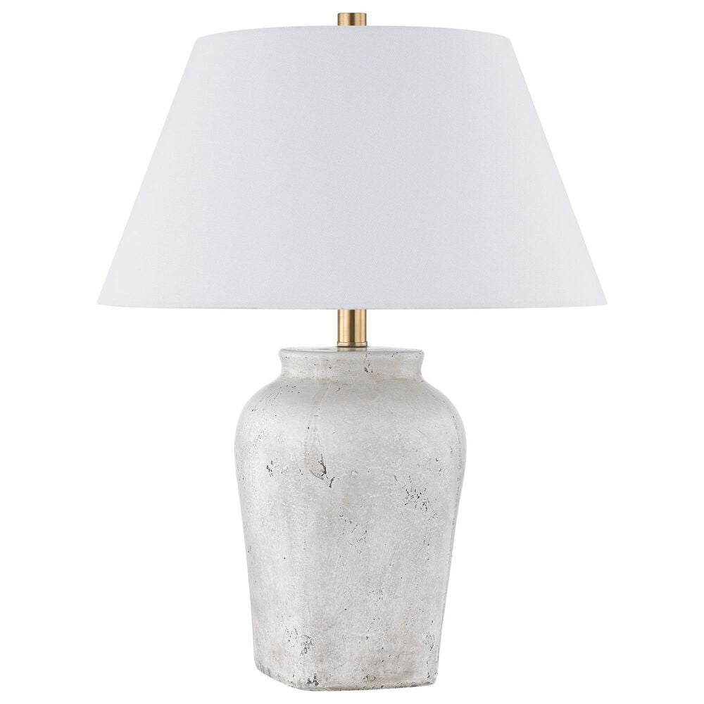 Southern Lighting Leighton Table Lamp in Light Gray, , large