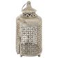 Maple and Jade Rustic Metal Lantern in Beige (Set of 2), , large