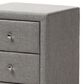 Baxton Studio Tessa 3-Drawer Nightstand in Grey, , large
