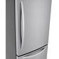 LG 26 Cu. Ft. Bottom-Freezer Refrigerator in Stainless Steel, , large