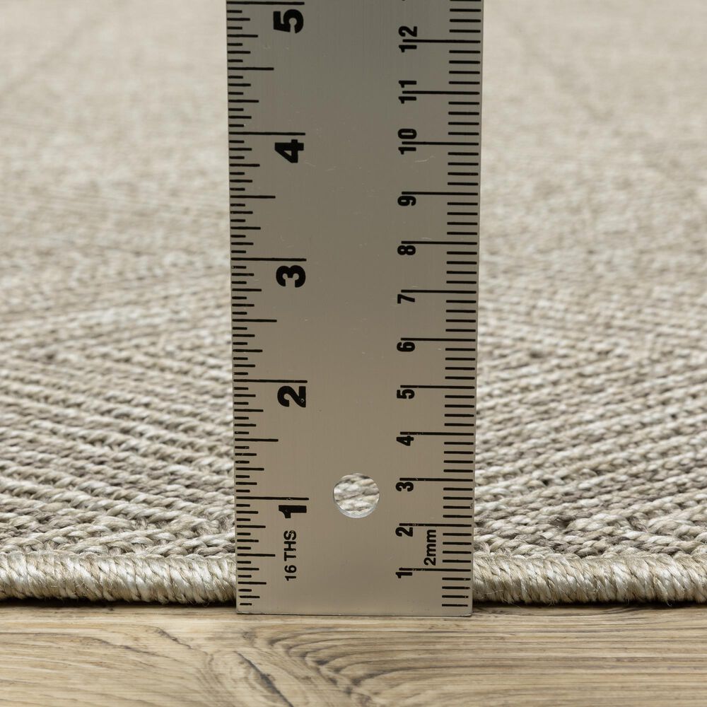 Oriental Weavers Caicos CA08A 6&#39;7&quot; x 9&#39;2&quot; Grey Area Rug, , large