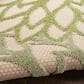 Nourison Aloha ALH05 7"10" x 10"6" Ivory and Green Indoor/Outdoor Area Rug, , large
