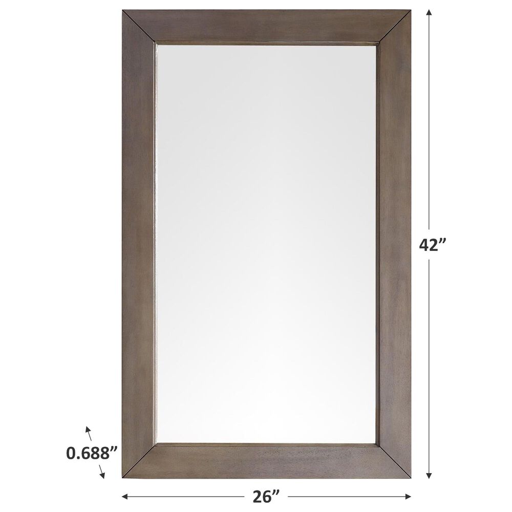 James Martin Chicago 48&quot; Mirror in Whitewashed Walnut, , large