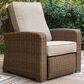 Ashley Laguna Heights Patio Push Back Recliner in Beige, , large