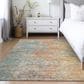 Dalyn Rug Company Trevi TV13 10" x 14" Teal Area Rug, , large