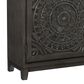 Linon Home Decor Grace Cabinet in Dark Grey, , large