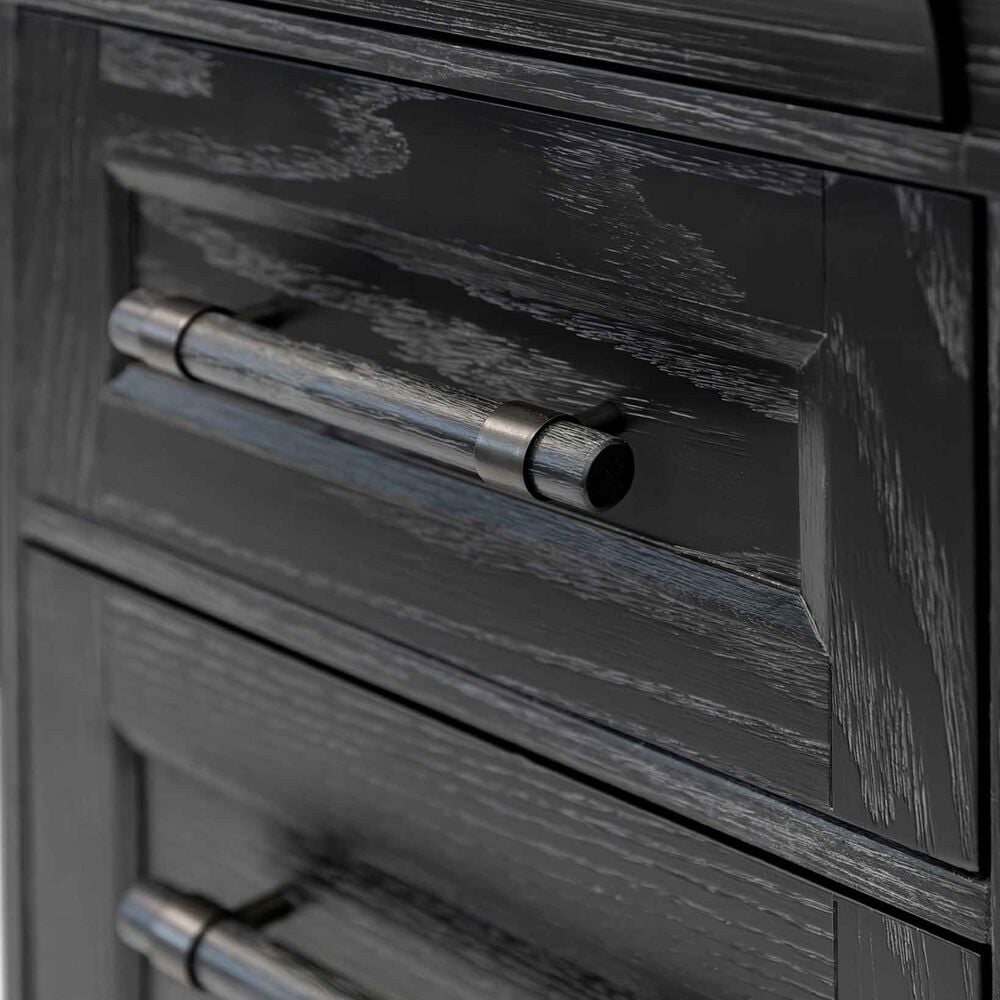Wycliff Bay Willow Lane Double Pedestal Executive Desk in Ebony Black, , large