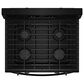 Whirlpool 5.1 Cu. Ft. Gas Range with Crispy Mode and Dishwasher Safe Grates in Black, , large