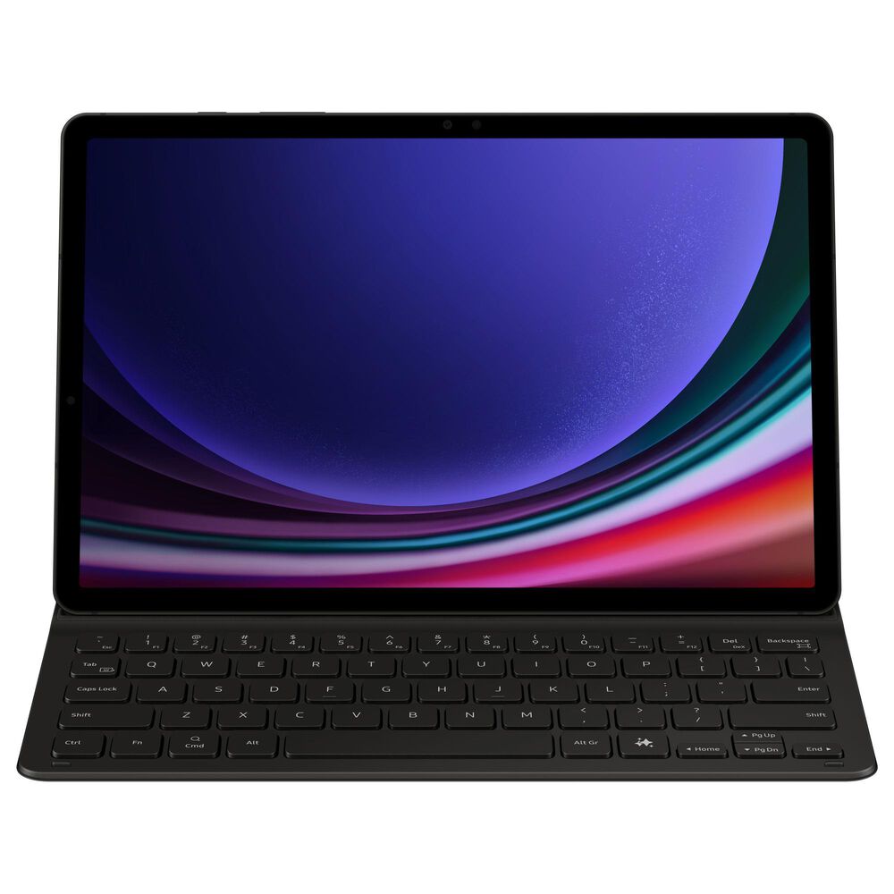 Samsung Book Cover Keyboard Slim for Galaxy Tab S9/S9 FE in Black, , large