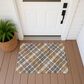 Dalyn Rug Company Soft Essentials Plaid Earth 1"8" x 2"6" Indoor/Outdoor Area Rug, , large