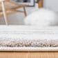 Safavieh Cyrus Shag CYR130A 2"2" x 9" Ivory and Grey Runner, , large