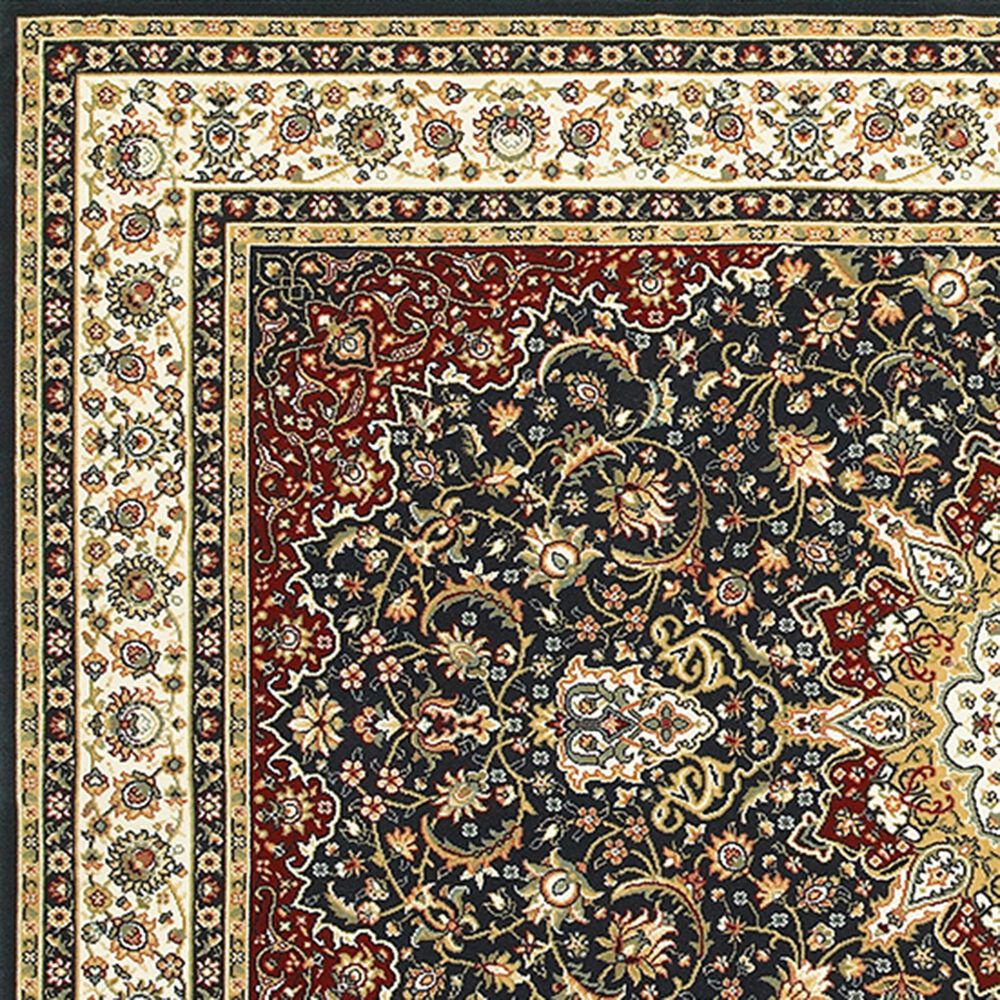 Oriental Weavers Kashan 119W1 7&#39;10&quot; x 10&#39;10&quot; Ivory Area Rug, , large