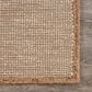 L&R Resources Natural Fiber 03385 9" x 12" Natural Area Rug, , large