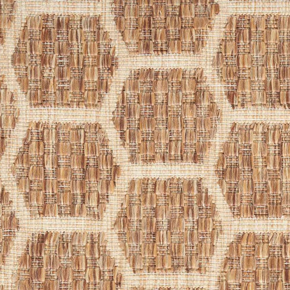 Nourison Twist Reversible 8&#39; Round Natural Indoor/Outdoor Area Rug, , large