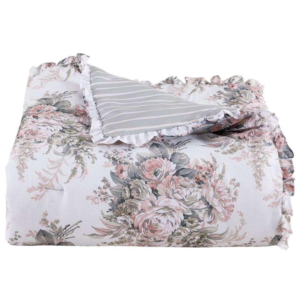 J. Queen New York Estelle 4-Piece King Comforter Set in Blush, , large