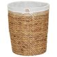 Household Essentials Wicker Basket Laundry Hamper with Liner in Brown, , large