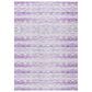 Dalyn Rug Company Seabreeze Chevron 8" x 10" Violet Area Rug, , large
