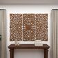 Maple and Jade 48" x 16" Traditional Wall Decor in Cinnamon Brown, , large