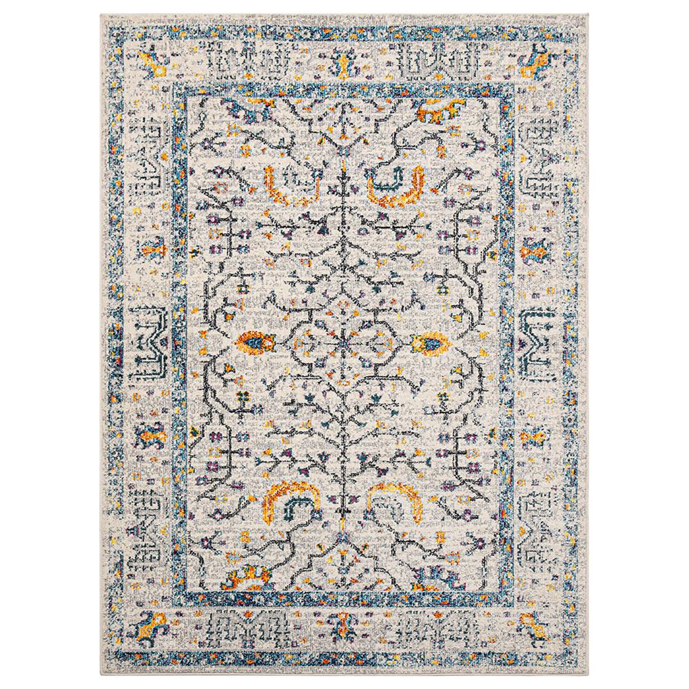 Amer Rugs Montana 2"7" x 8" Ivory and Yellow Runner, , large