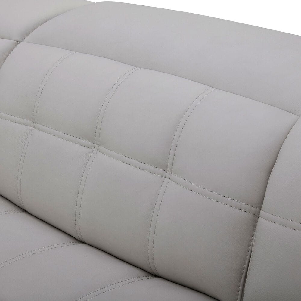 Interlochen 6-Piece Leather Power Reclining Sectional with Power Headrests in Bowden Frost, , large