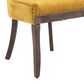 Hearth and Haven Upholstered Side Chair with Bronze Nail Head in Golden Yellow (Set of 2), , large