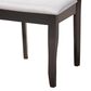 Baxton Studio Verner Side Chair with Grey Cushion in Espresso Brown (Set of 4), , large
