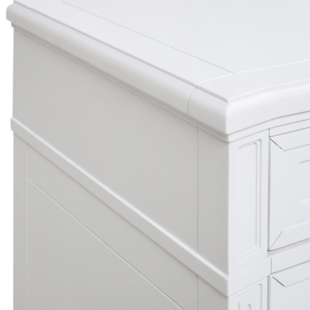 Jennifer Taylor Home Dauphin End Table in Merino White, , large