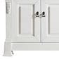 James Martin Vanities Brookfield 48" Single Bathroom Vanity in Bright White with 3 cm Eternal Marfil Quartz Top and Rectangle Sink, , large