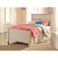 Signature Design by Ashley Willowton 4 Piece Full Storage Bed Set in Whitewash, , large