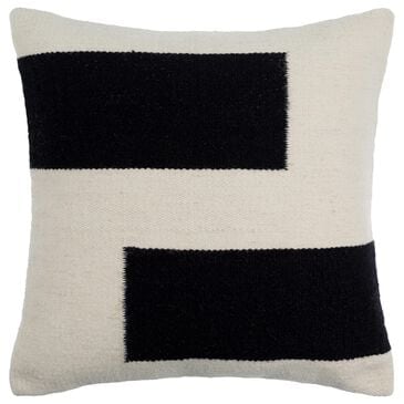 Surya Osmund 22" x 22" Throw Pillow in Black and Beige, , large