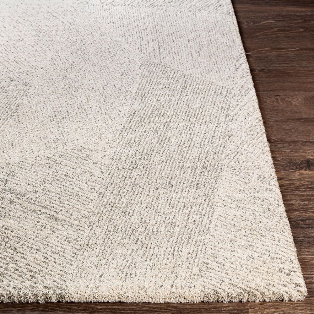 Surya Gavic GVC-2310 9&#39; x 12&#39; Cream, Beige, Light Gray, Taupe and Charcoal Area Rug, , large