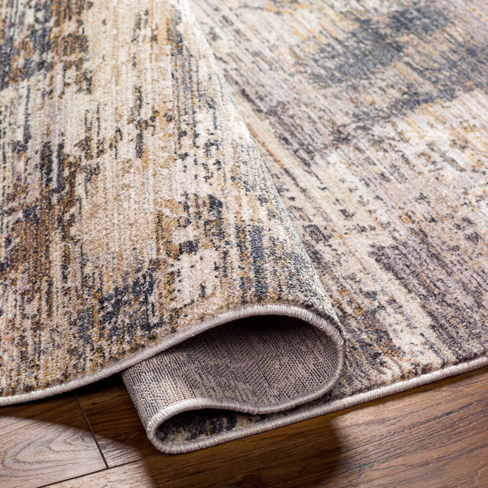 Surya Aida 2&#39;7&quot; x 4&#39;11&quot; Beige, Ivory, Gray, Charcoal, Medium Gray and Tan Area Rug, , large
