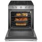 Whirlpool 5.8 Cu. Ft. Handle Slide-in Gas Range in Fingerprint Resistant Stainless Steel, , large