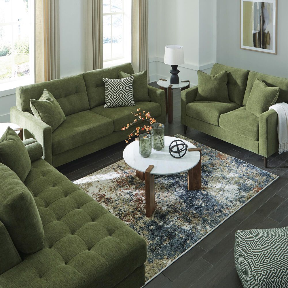 37B Bixler Stationary Sofa in Olive, , large