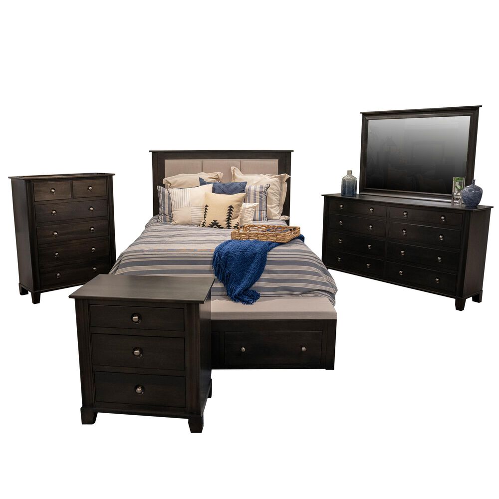 Daniel's Amish Collection Cosmopolitan 8 Drawer Dresser in Dara Gray on Maple, , large