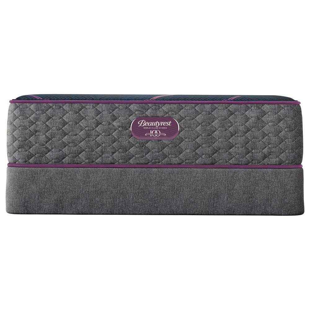 Beautyrest World Class Hybrid Level Three Medium Queen Mattress with High Profile Box Spring, , large