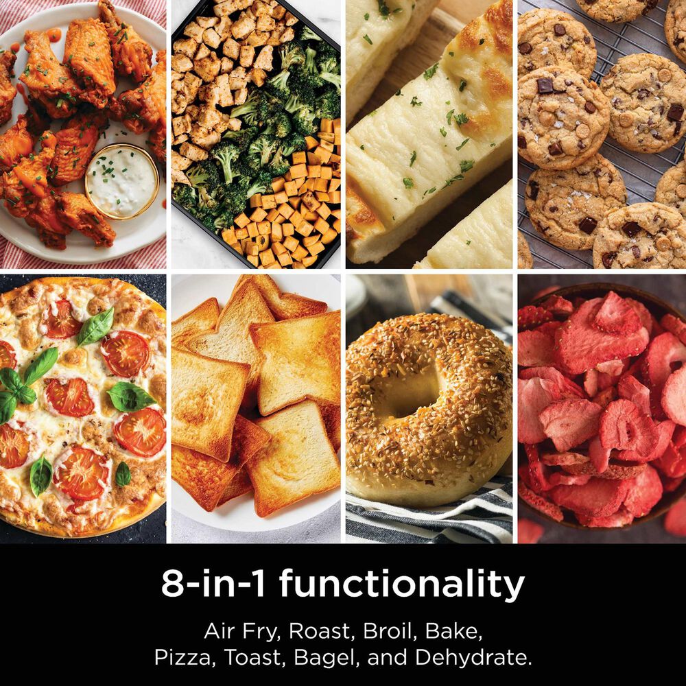 Ninja Flip Toaster Oven and Air Fryer in Stainless Steel and Black, , large