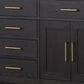 Lexora Home Abbey 72" Double Bathroom Vanity in Black Oak with 2 cm White Cultured Marble Top and Rectangular Sinks, , large