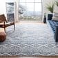 Safavieh Tulum Ivory and Blue 4" x 6" Area Rug, , large