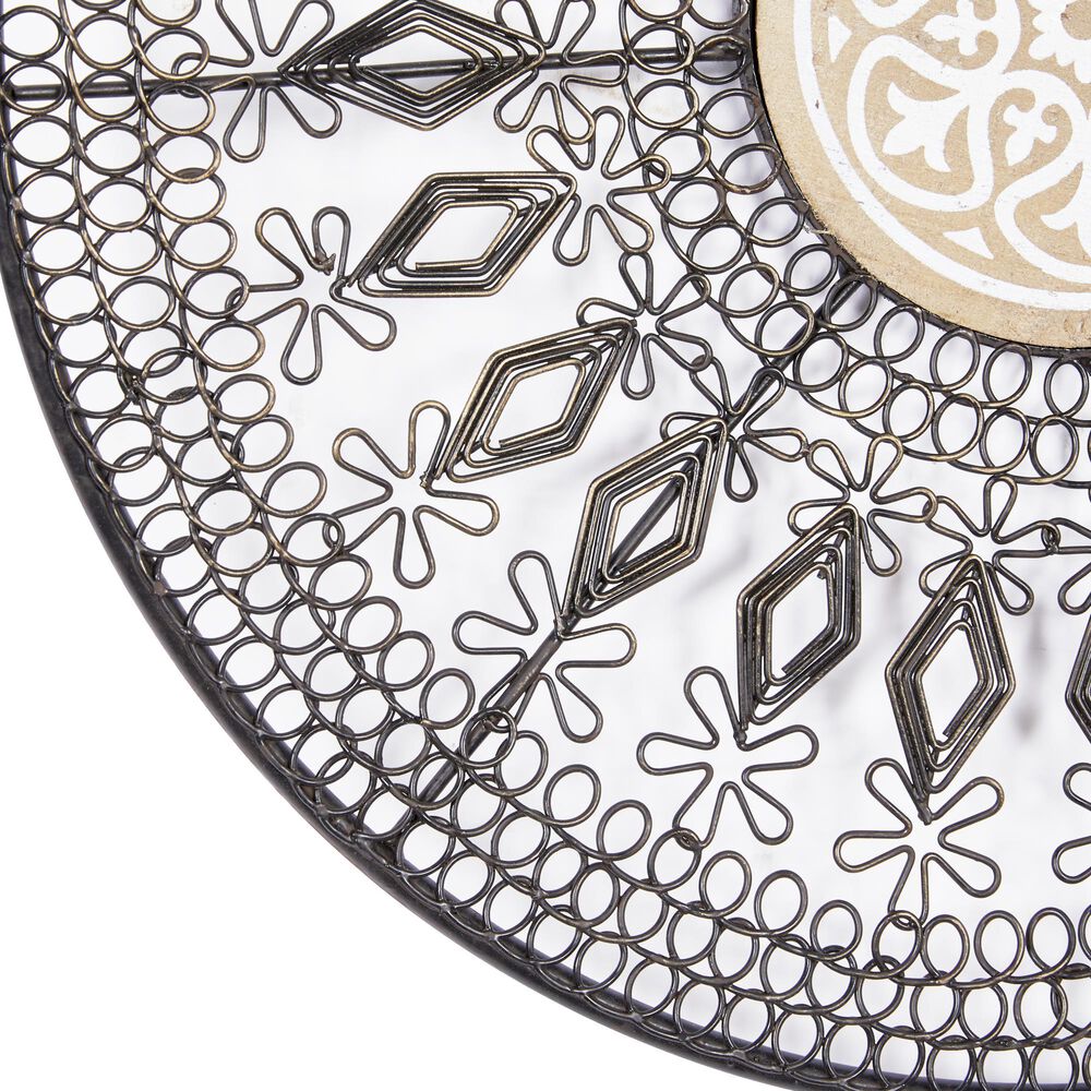 Maple and Jade 18&quot; x 18&quot; Eclectic Wall Decor in Black, White and Brown &#40;Set of 3&#41;, , large