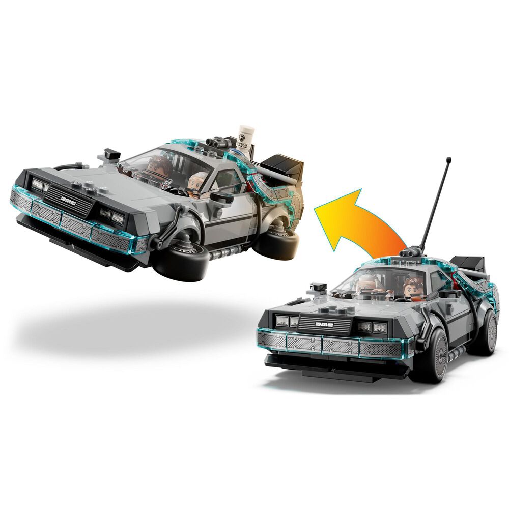LEGO Speed Champions Time Machine from Back to the Future Building Set, , large