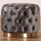 Baxton Studio Valeria Ottoman in Slate Grey, , large
