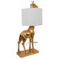 Creative Coop Serengeti Giraffe Table Lamp in Distressed Gold, , large
