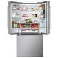 LG 21 Cu. Ft. French Door Refrigerator in PrintProof Stainless Steel, , large