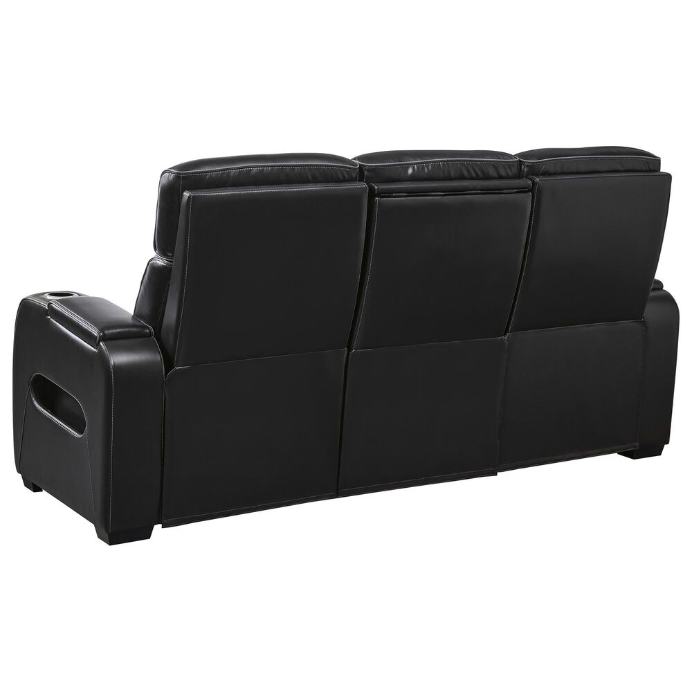 Ashley Boyington Power Reclining Sofa in Black, , large