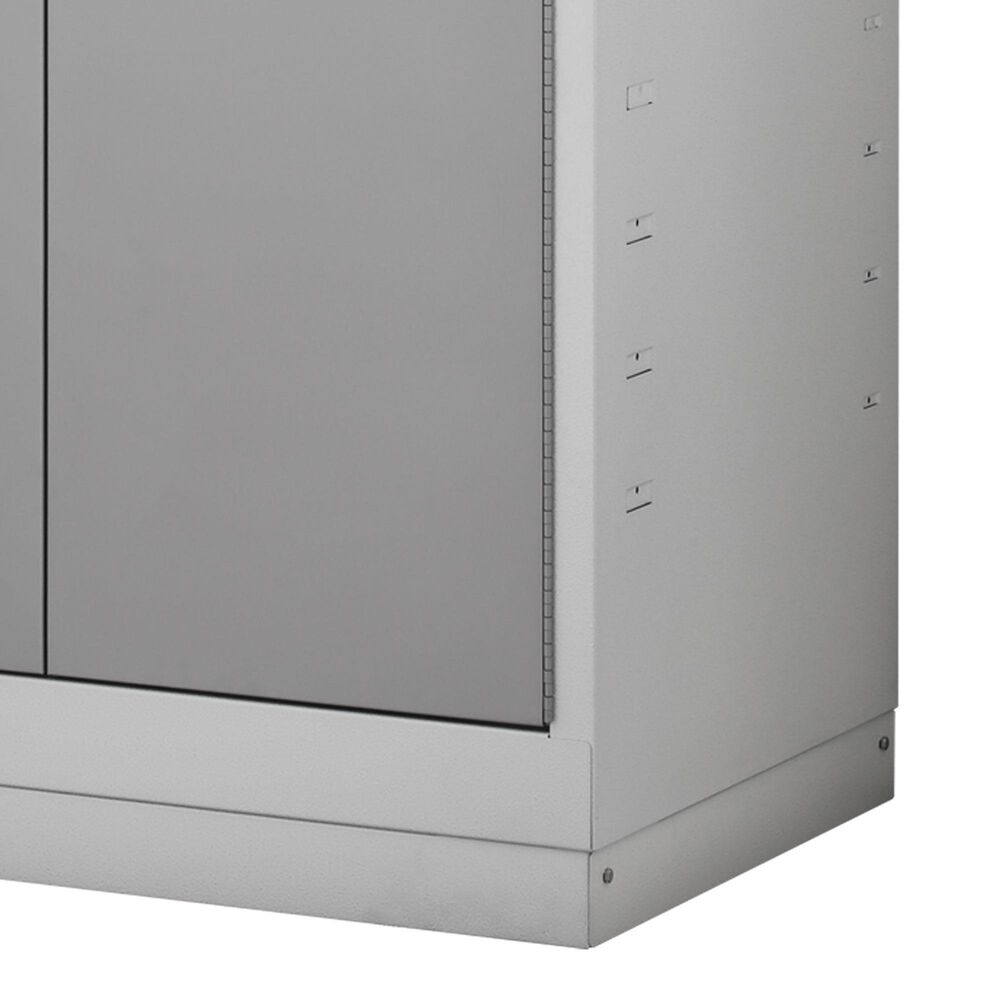 Gladiator Premier Pre-Assembled 84&quot; Cabinet in Hammered White and Gray Slate, , large