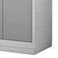 Gladiator Premier Pre-Assembled 84" Cabinet in Hammered White and Gray Slate, , large